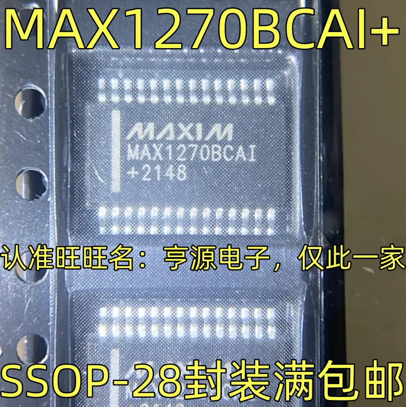 MAX1270BCAI +   SSOP-28, Ƴα- , 2 